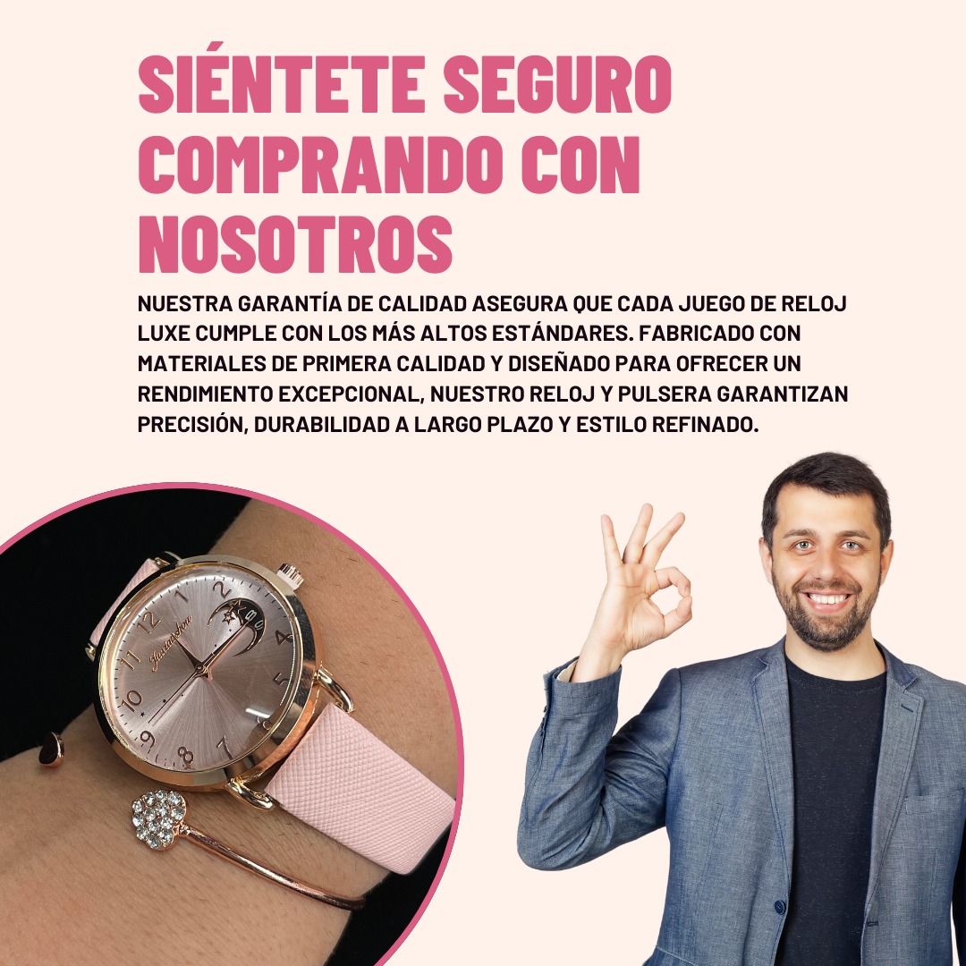 JUEGO DE RELOJ LUXE